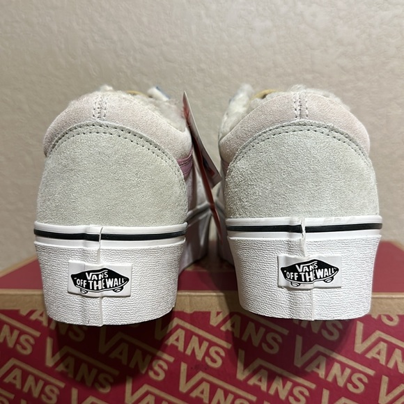 Vans Old Skool Stacked Pig Suede Sherpa Multi Color PFC Free Water Repellent - Picture 6 of 10